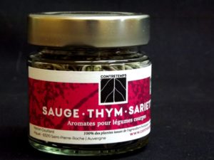 Pot d'aromates Sauge thym Sarriette
